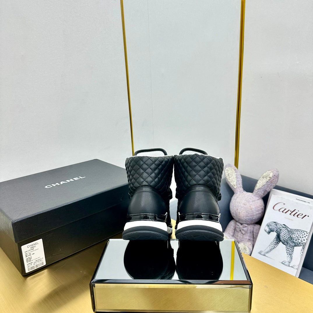 ATHLETIC SHOES IN BLACK CALFSKIN、mysite、Cacoeks
