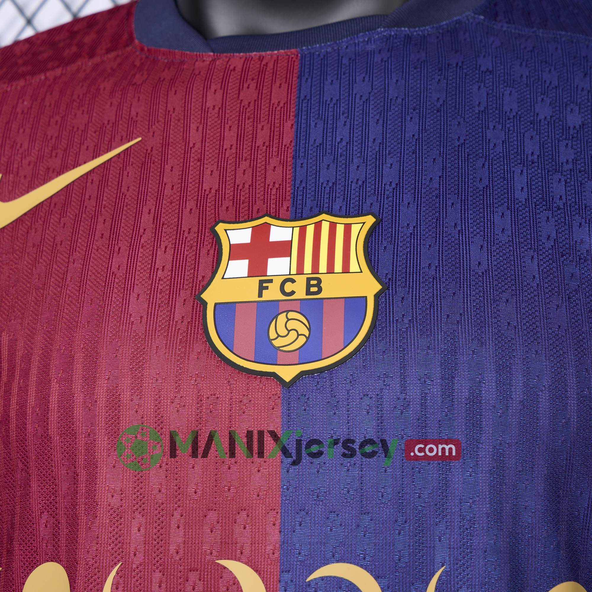 ManixJersey.com | Barcelona X CP 24-25 Home New Co-Branded Jersey - Player Version -Customize Name, Number and Patch | Worldwide Shipping