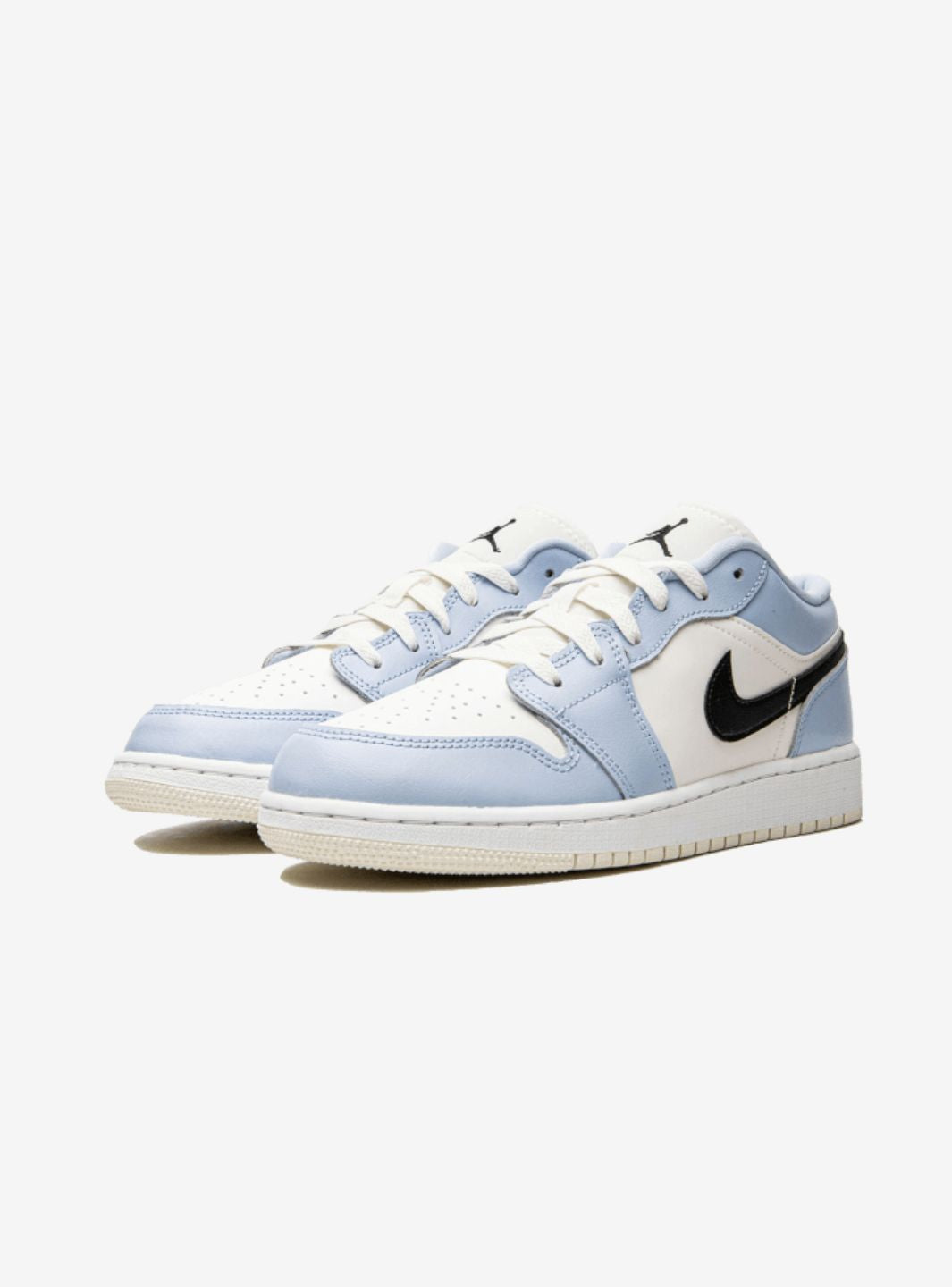 Air Jordan 1 Low Ice Blue Black、JORDAN、Cacoeks