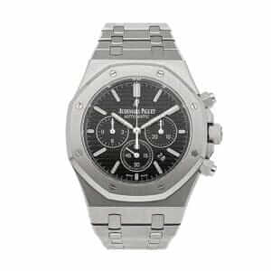 ap-beige-steel-black-dial-replica-watch
