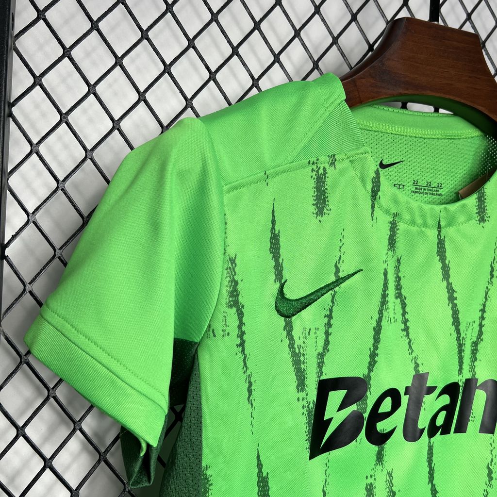 Higojerseys-Sporting CP Portugal 24-25 Third Kids Kit