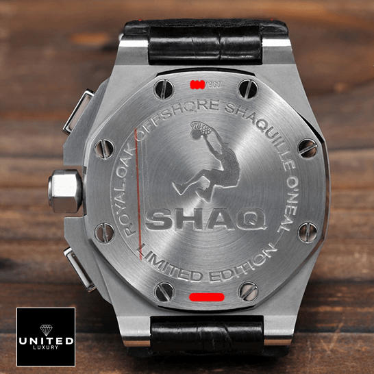 Audemars Piguet Royal Oak Offshore Shaquille Steel Case Replica wood background