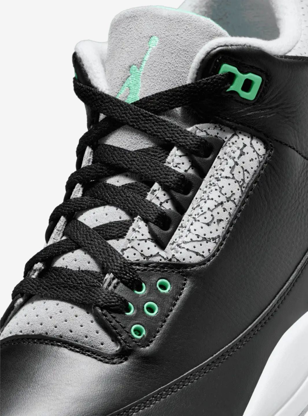 Air Jordan 3 Retro Green Glow、JORDAN、Cacoeks