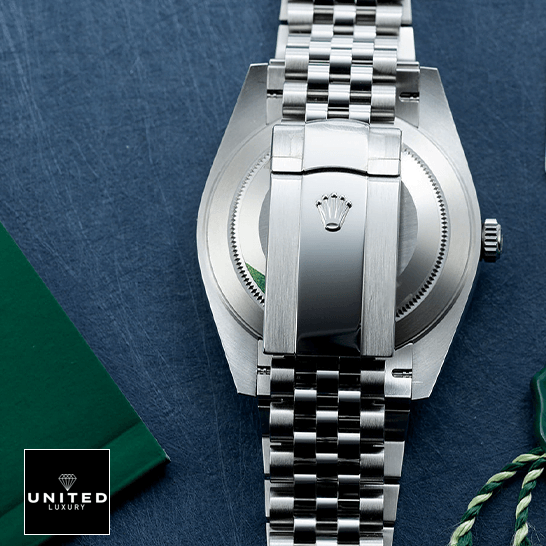 Datejust 126234 Replica 5 Rolex Datejust Stainless Steel Jubilee Replica case and clasp view