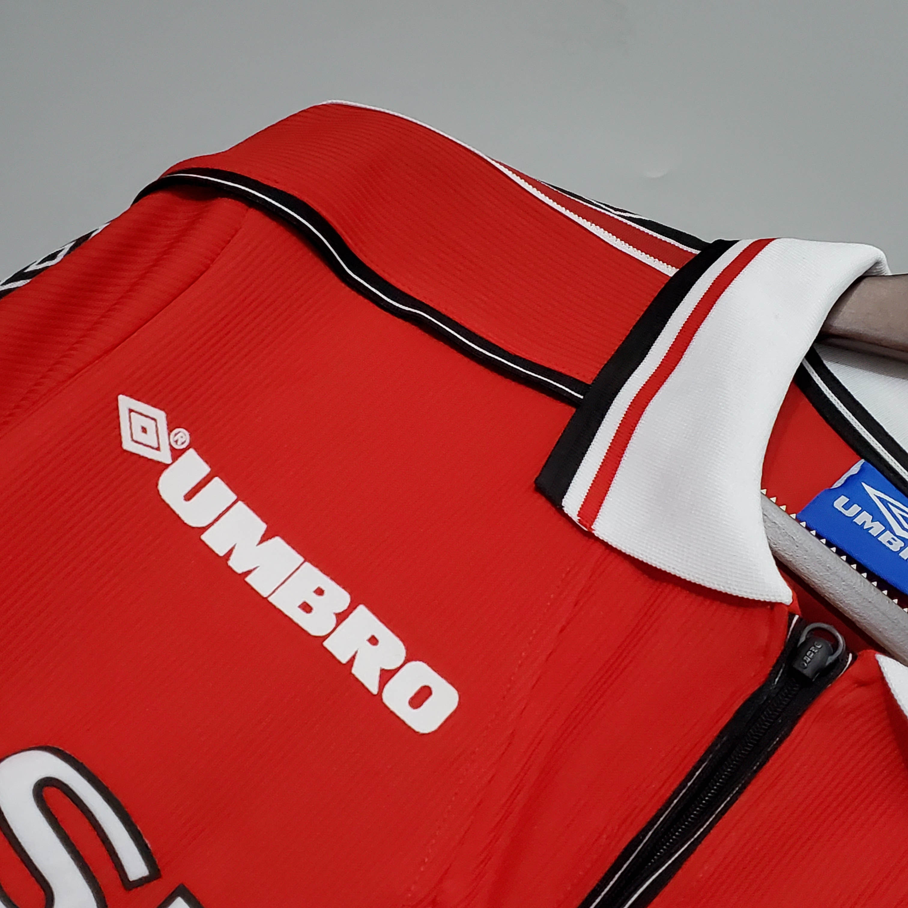 1998-1999 Retro Long Sleeve Manchester United Home Football Shirt 1:1 Thai Quality:football jersey mysite: unitedjerseyfootball 邓江浪:football