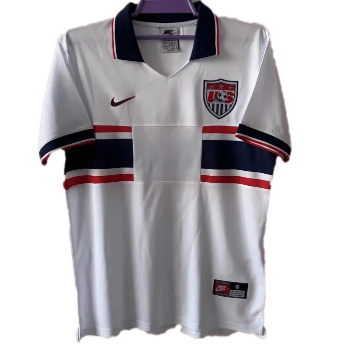 1995 USA Home soccer jersey-Retro version: Ajax 24-25 Home Stadium Jersey - Fans Version mysite: Adidas luxuryfootballshirts.com: https://www.luxuryfootballshirts.com/