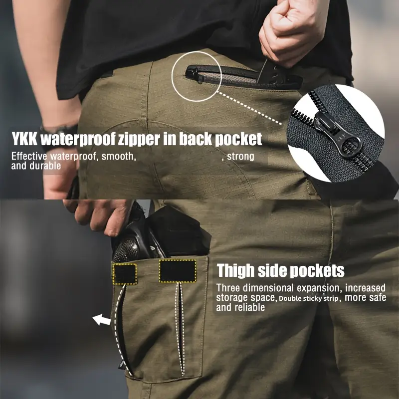 mens     leg   trousers   repellent     commuting     details 4