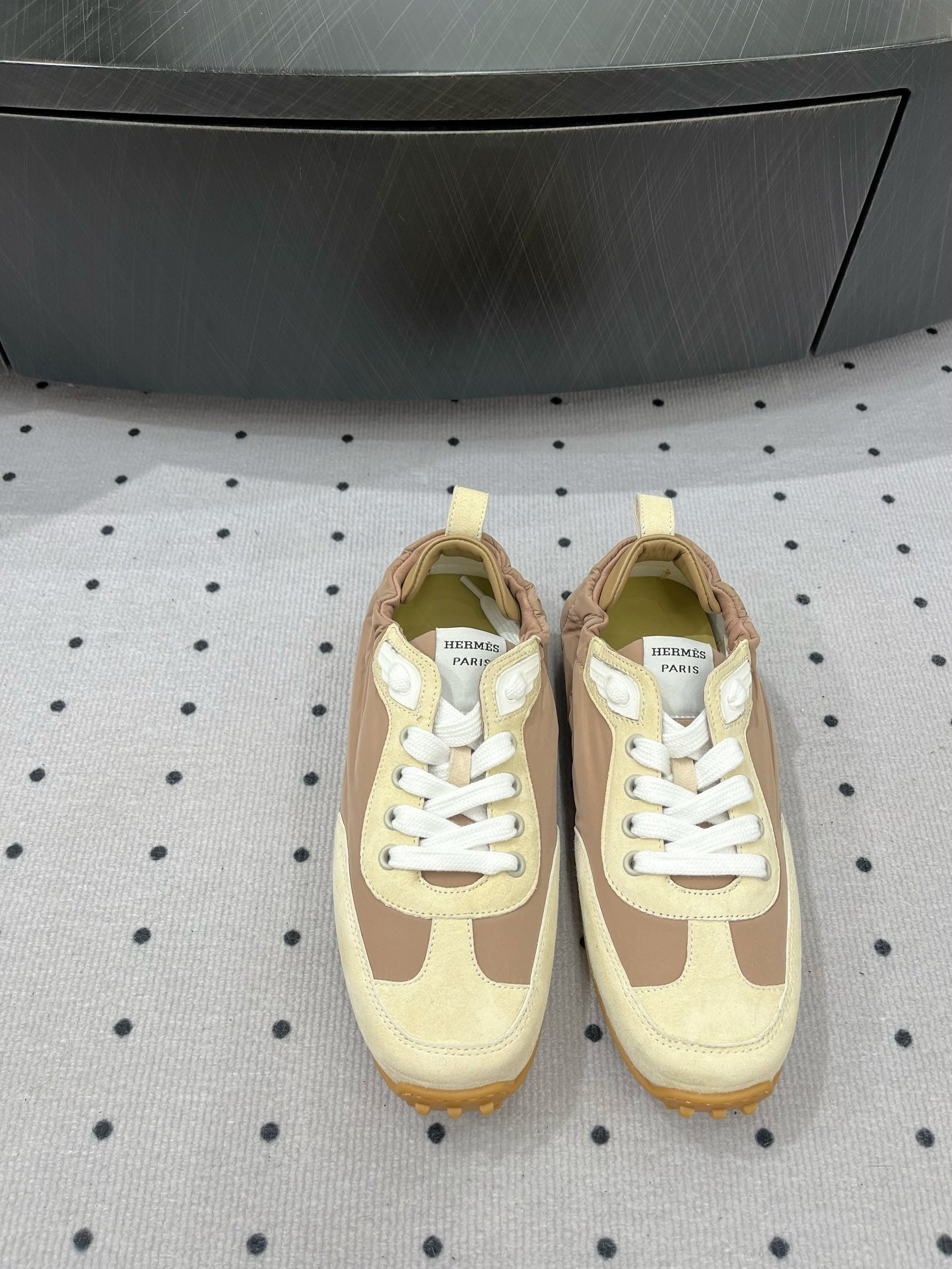 TRAIL SNEAKER IN BISQUE MIX FRENCH BEIGE SUEDE、mysite、Cacoeks