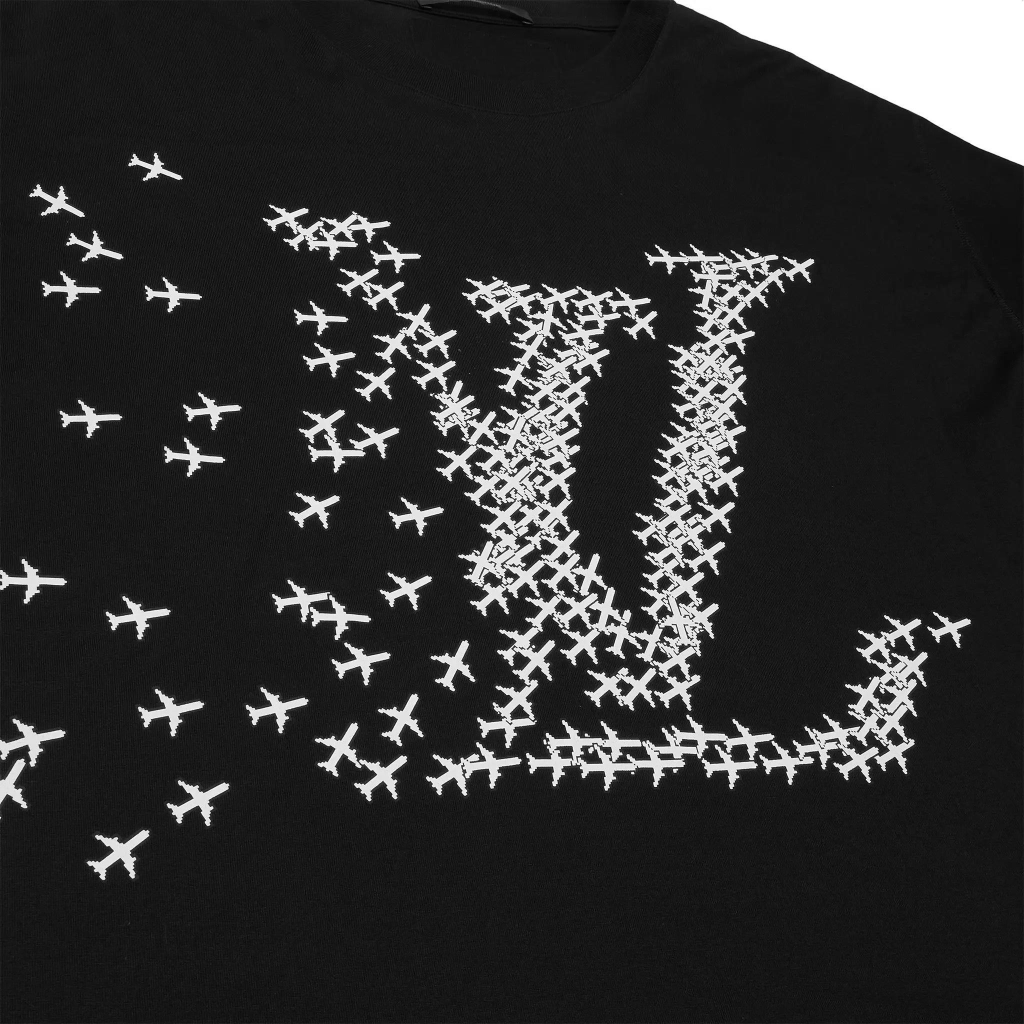 Louis Vuitton 2054 Planes Black T Shirt、mysite、Cacoeks