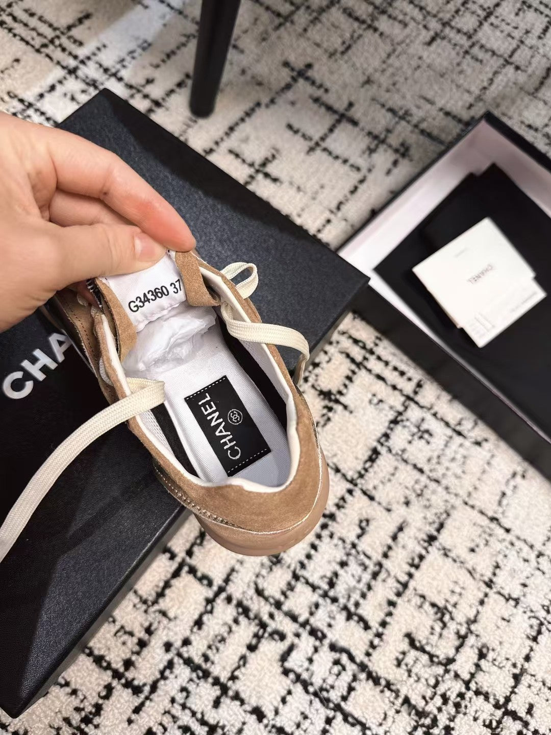 CLASSIC SNEAKERS IN PERU BROWN SHEEPSKIN AND SUEDE、mysite、Cacoeks