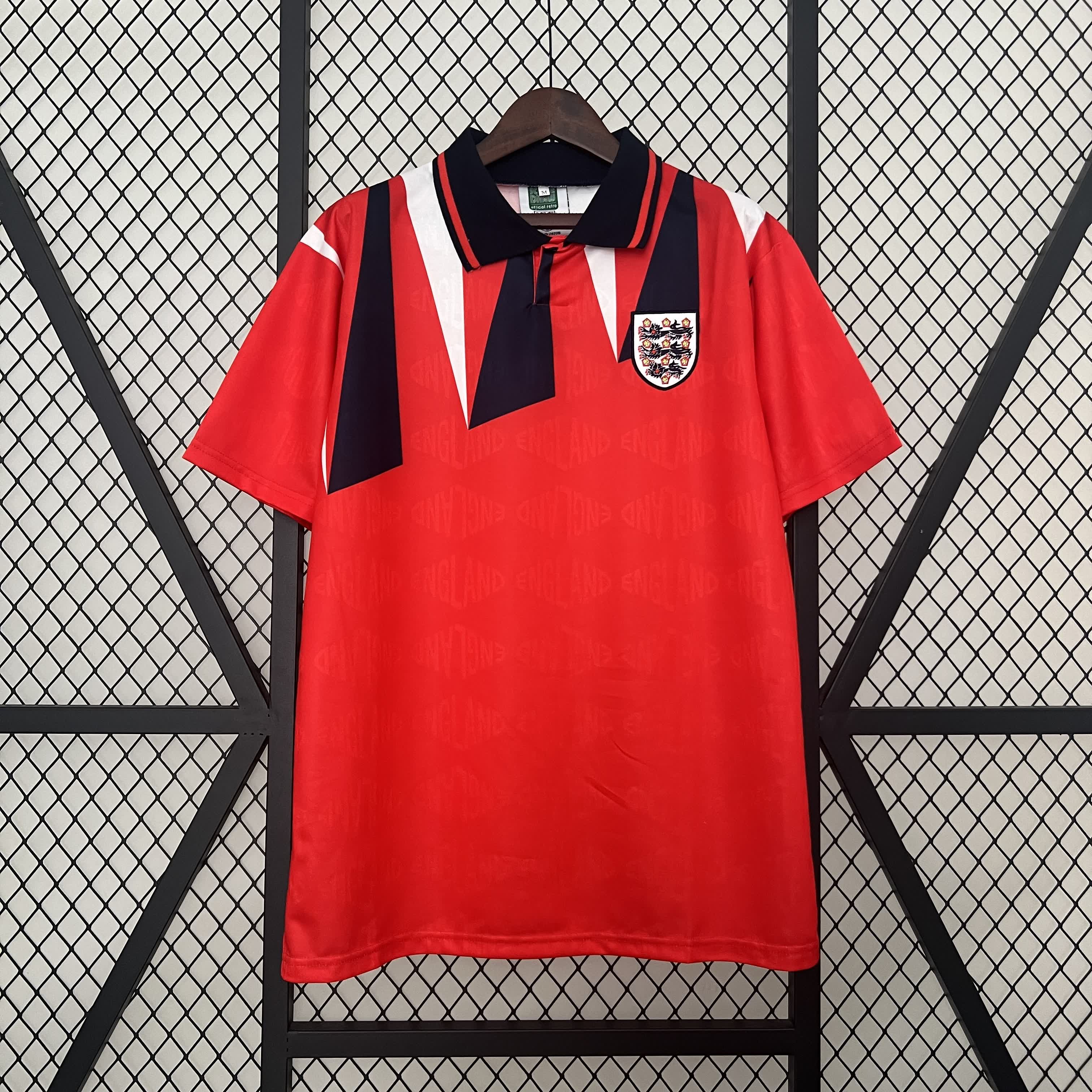 GlobeJersey-Retro England 1992 Away Jersey - Fans Version