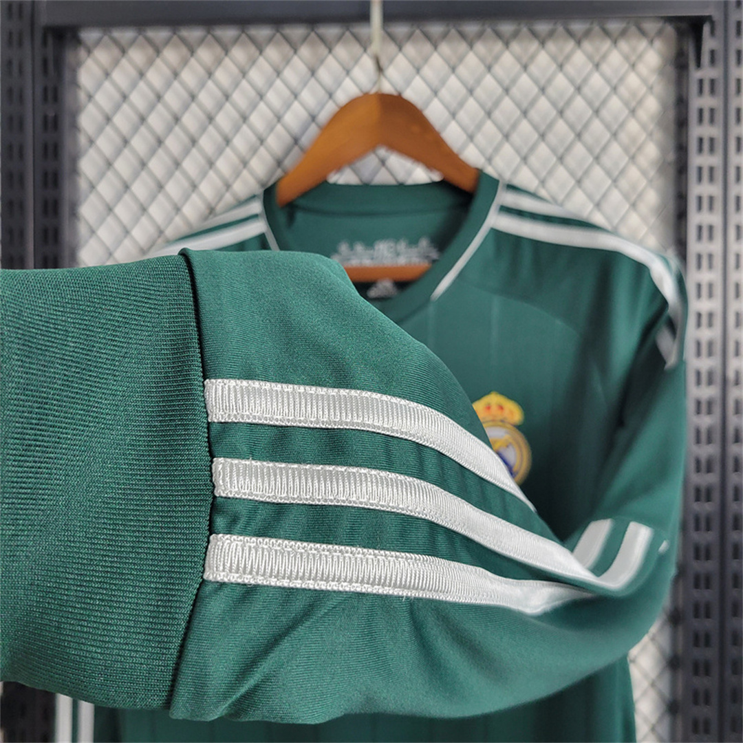 Higojerseys-Real Madrid Retro 12-13 Third Away Long Sleeve Jersey
