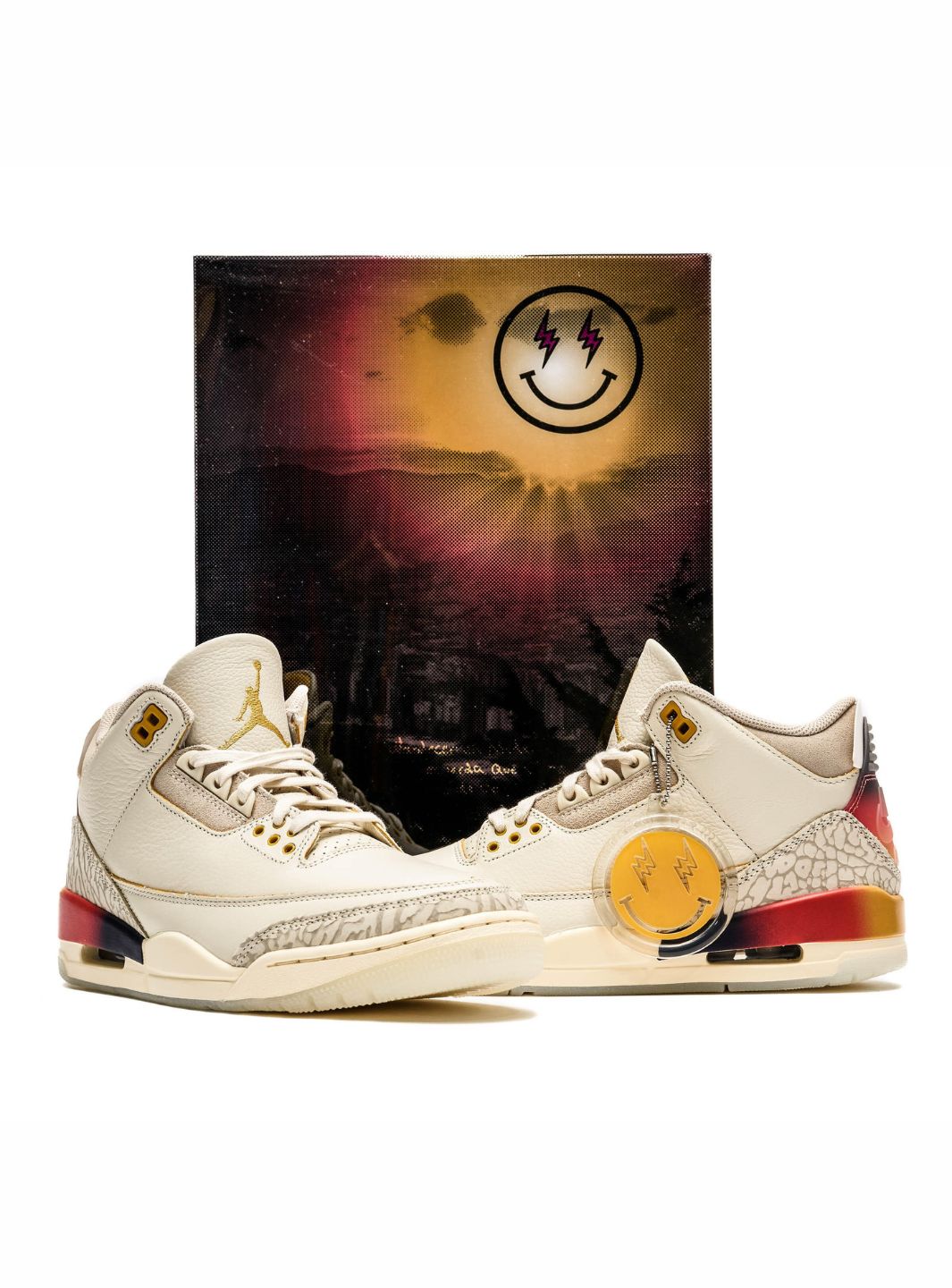 Air Jordan 3 Retro SP J Balvin Medellín Sunset、JORDAN、Cacoeks