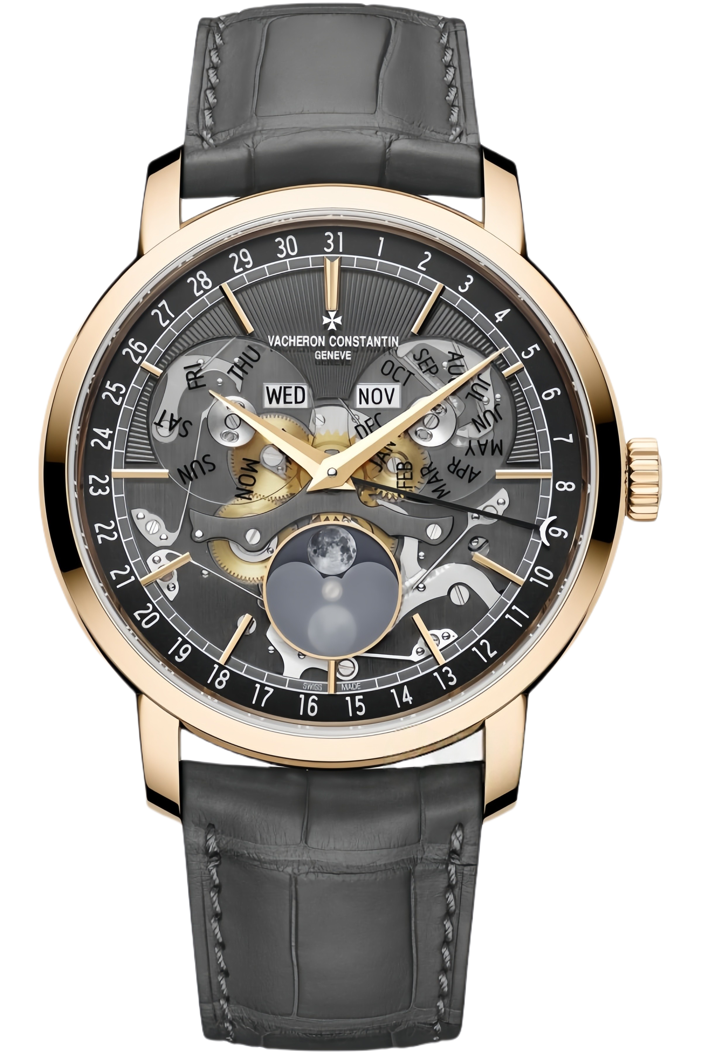 Vacheron Constantin Patrimony Ref. 4020T/000R-B654 Super Clone Watch – Salmon Dial Rose Gold Case Replica