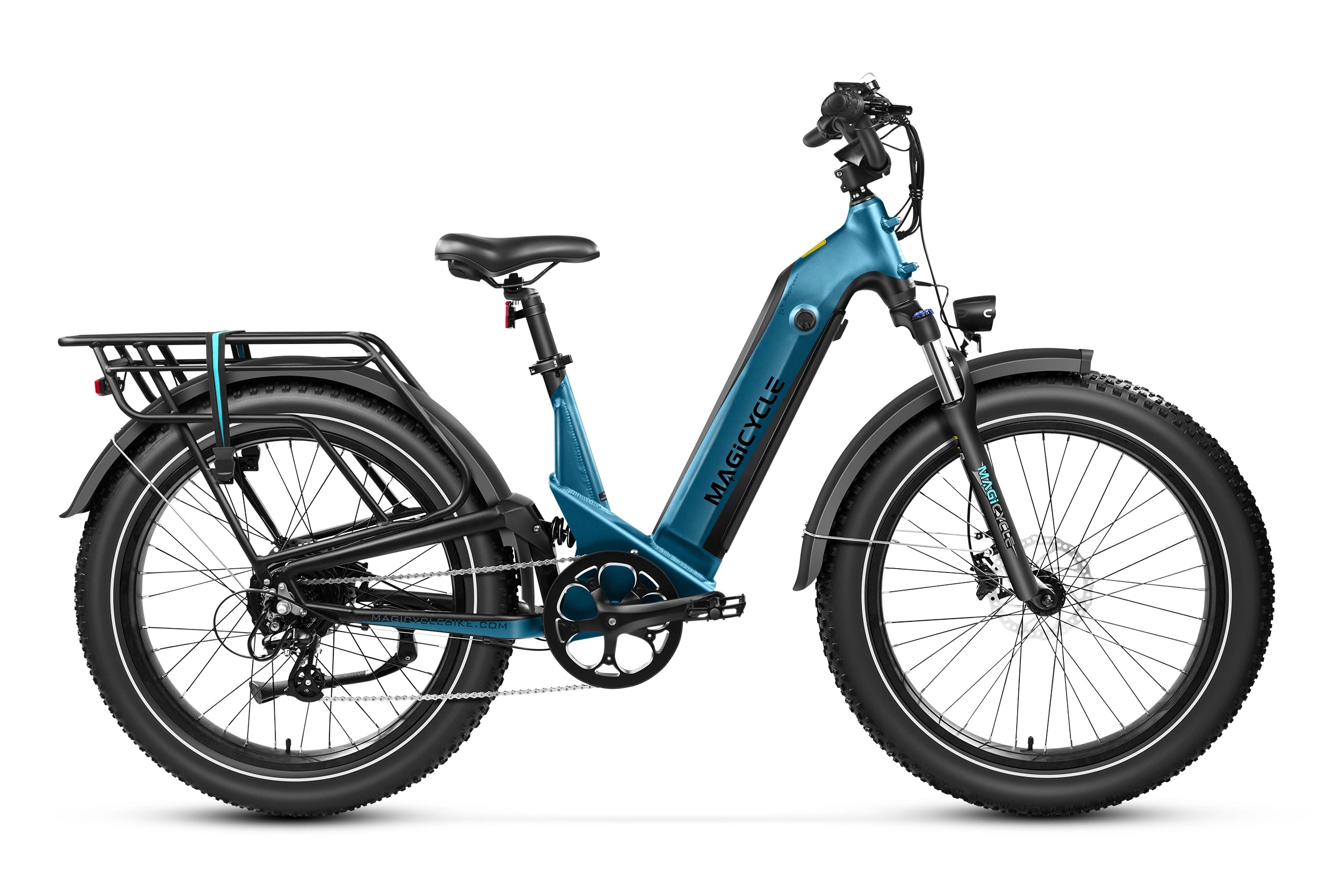 Magicycle Deer Step-Thru Full Suspension Ebike SUV、mySite、bearsvspackers
