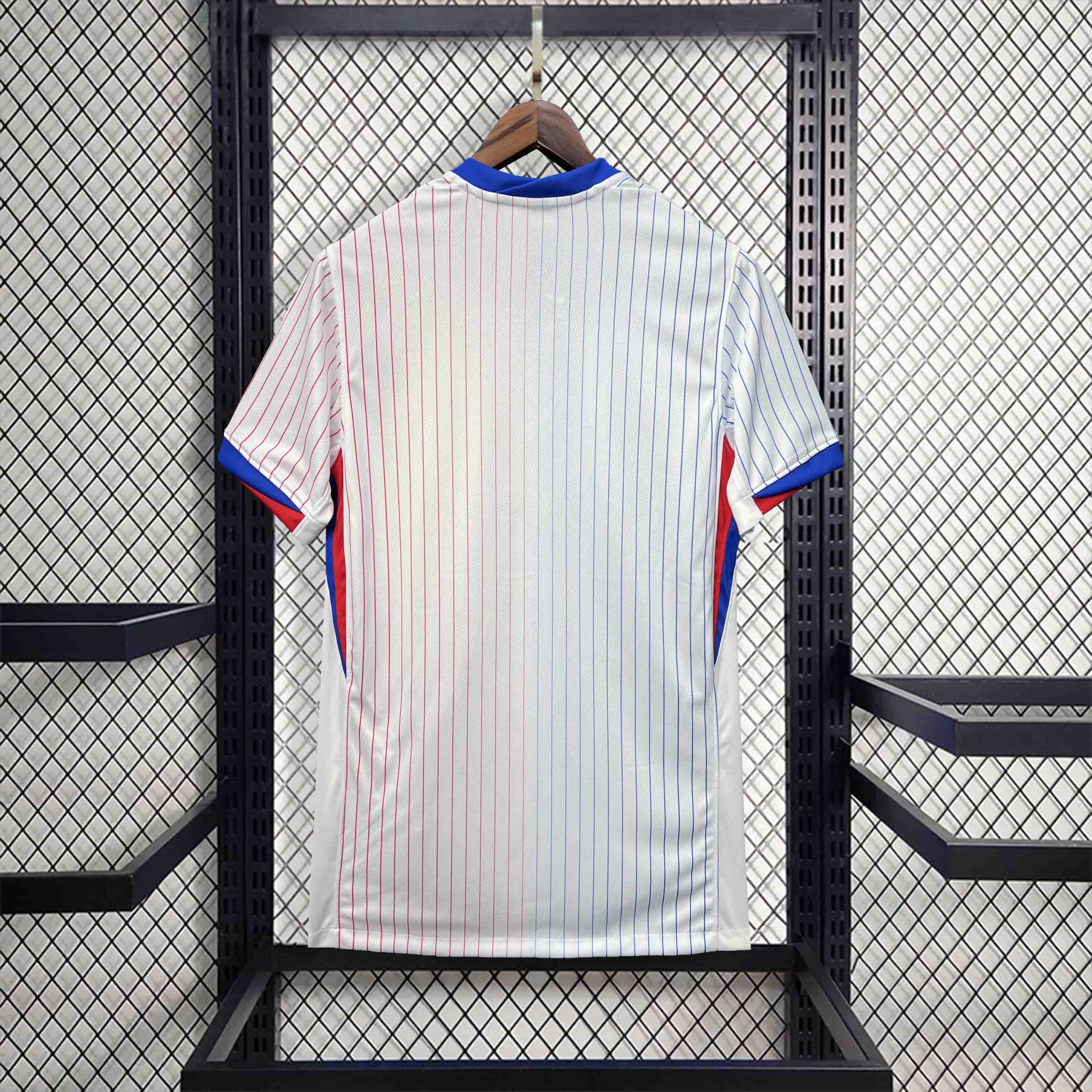 Higojerseys-France 2024 Away Stadium Jersey - Fans Version
