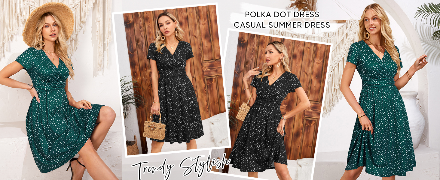 polka dot dress