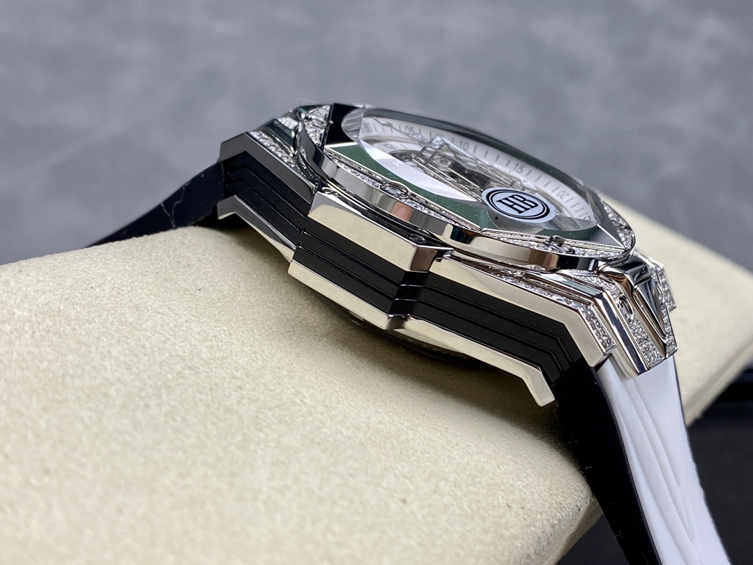 418.NX.2001.RX.1604.MXM20 Hublot Big Bang Partnerships Sang Bleu II Titanium Diamond-fasswatch