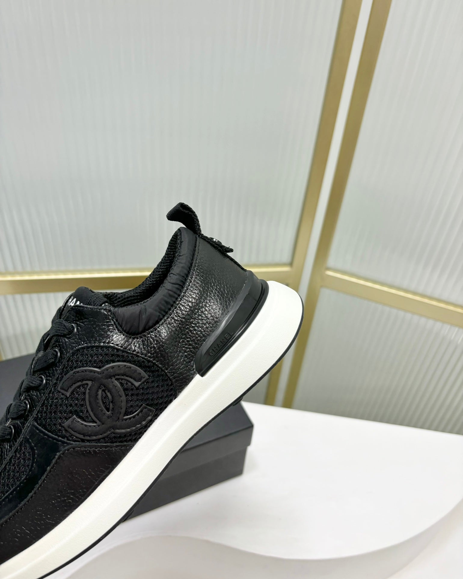 SNEAKER IN BLACK SUEDE、mysite、Cacoeks