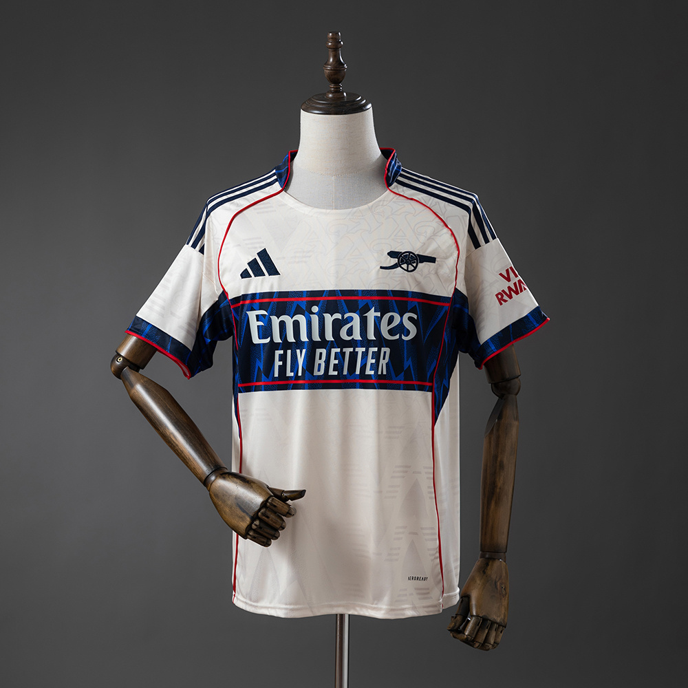 2025/2026 Arsenal pre match training uniform beige 1:1 Thai Quality:football jersey mysite: unitedjerseyfootball 邓江浪:football