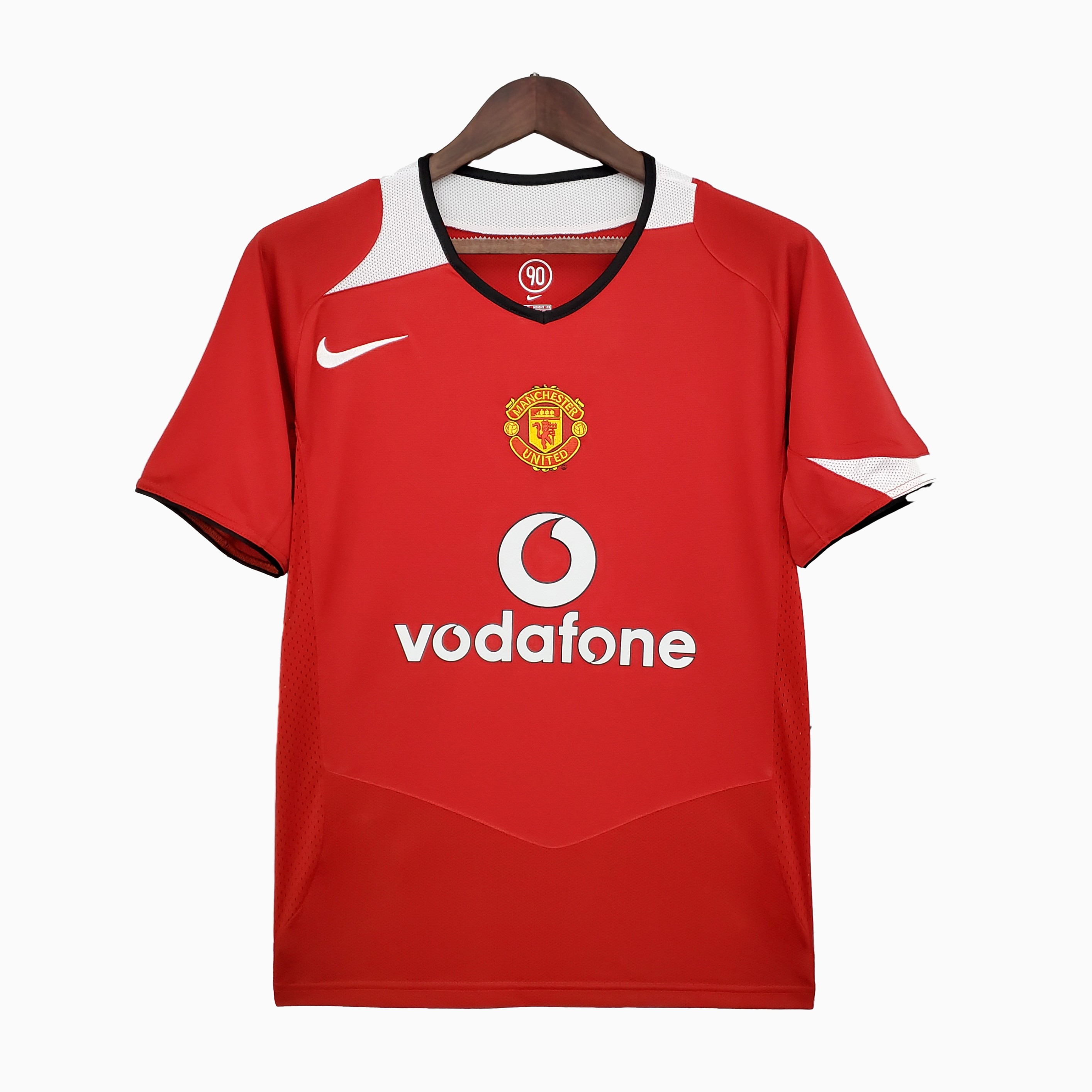 ManixJersey.com | Retro Manchester United 04-06 Home Jersey -Customize Name, Number and Patch | Worldwide Shipping