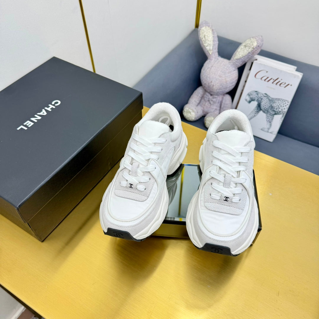 SNEAKER IN PALE GRAY SUEDE AND MESH、mysite、Cacoeks