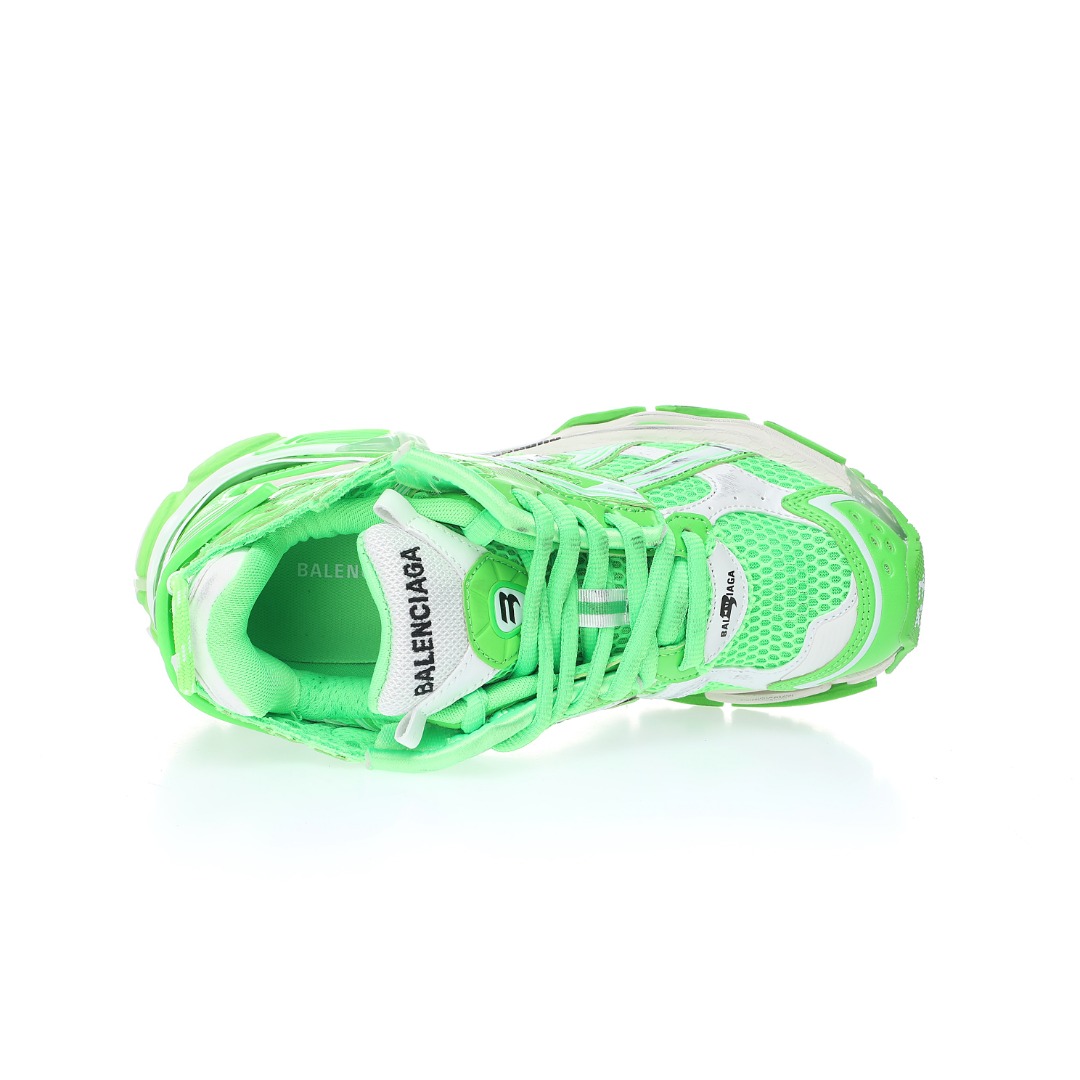 Balenciaga Runner Trainer Fluo Green、mysite、Cacoeks