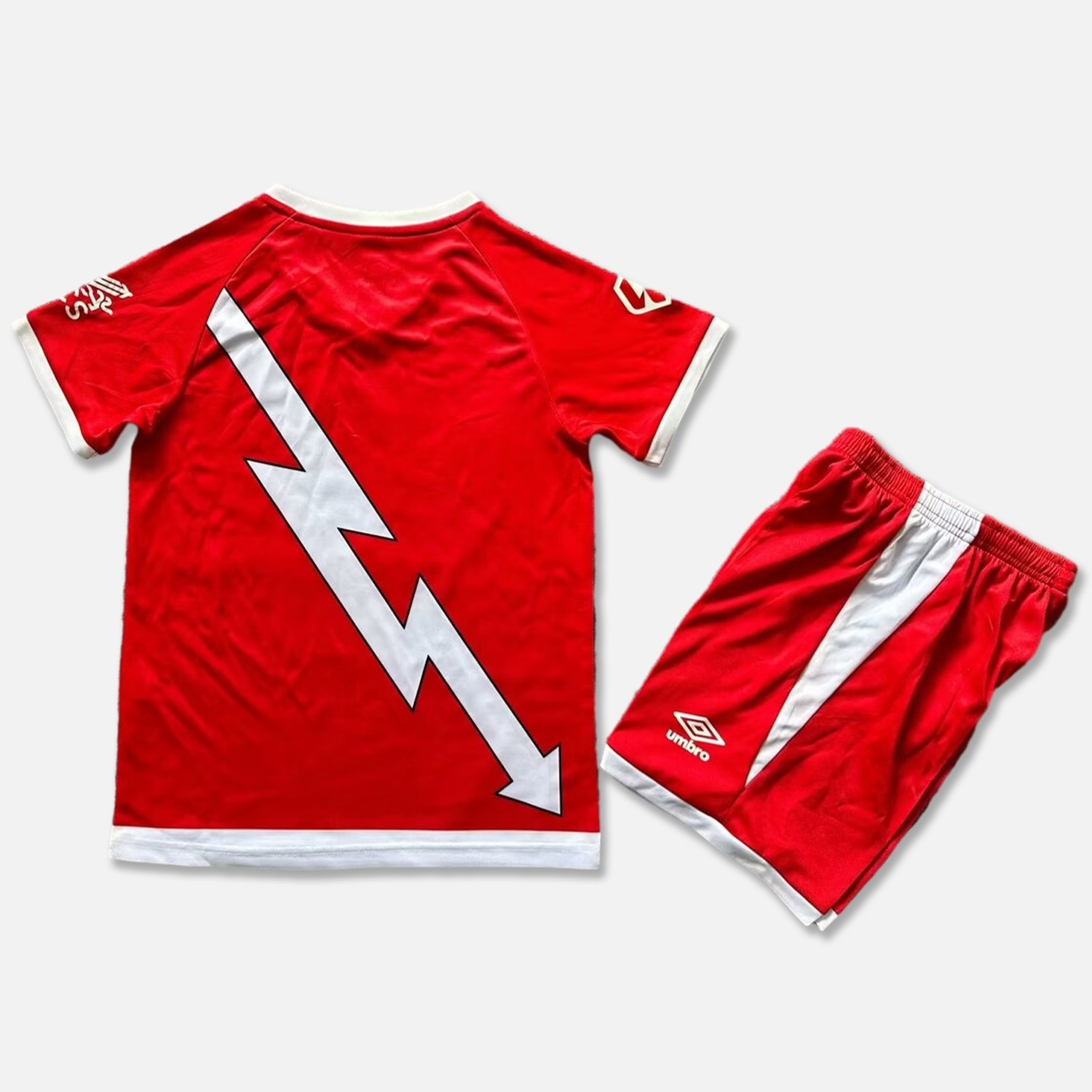 Higojerseys-Rayo Vallecano 24-25 Away Kids Kit