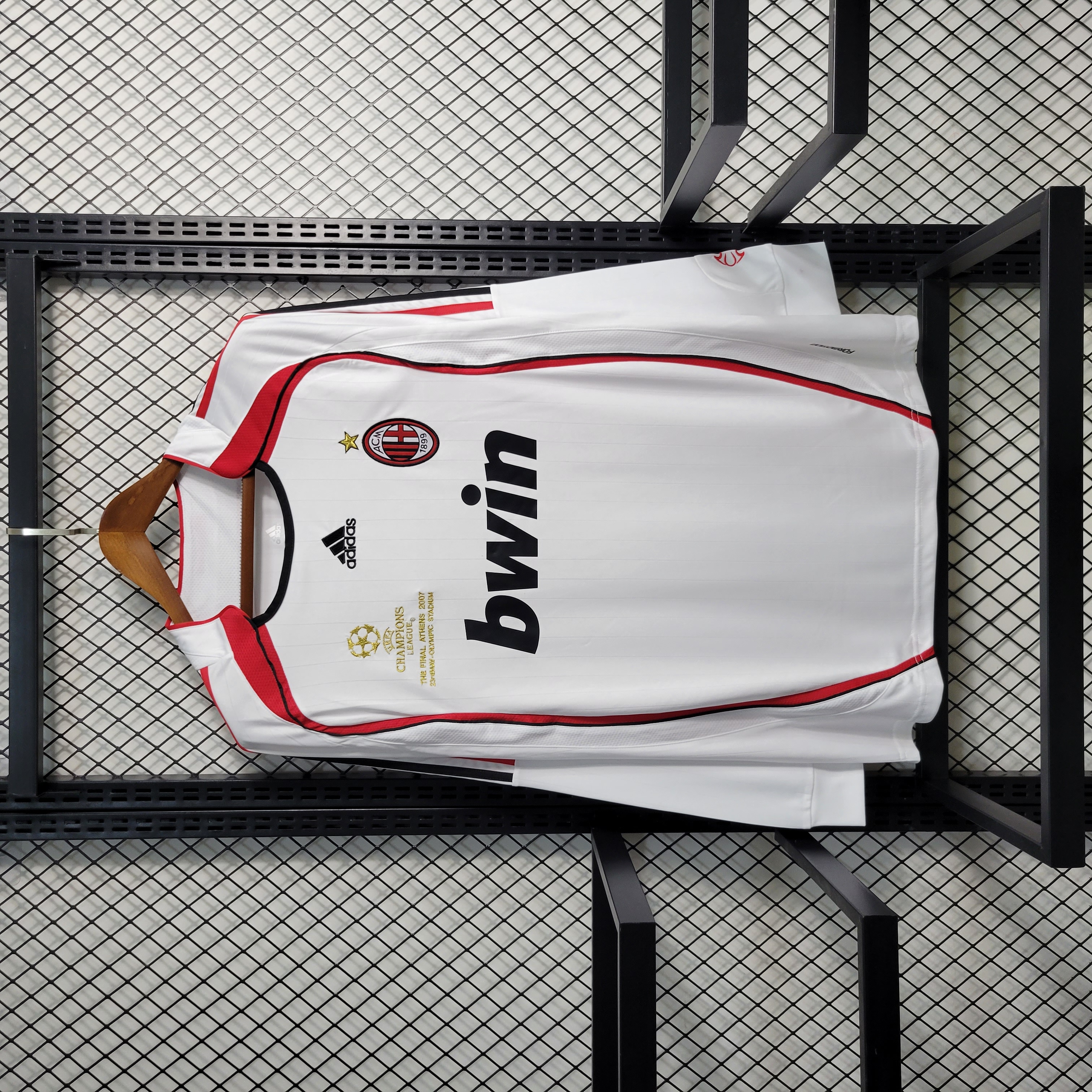GlobeJersey-Retro AC Milan 06-07 Away Stadium Long Sleeve Jersey - Champions League Final