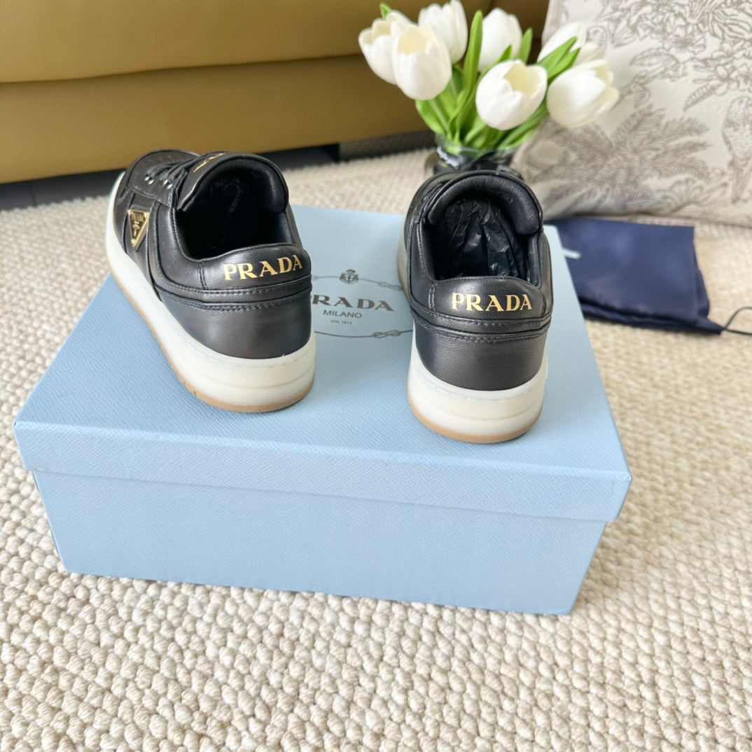 PRA DOWNTOWN NAPPA SNEAKERS BLACK CALFSKIN、mysite、Cacoeks