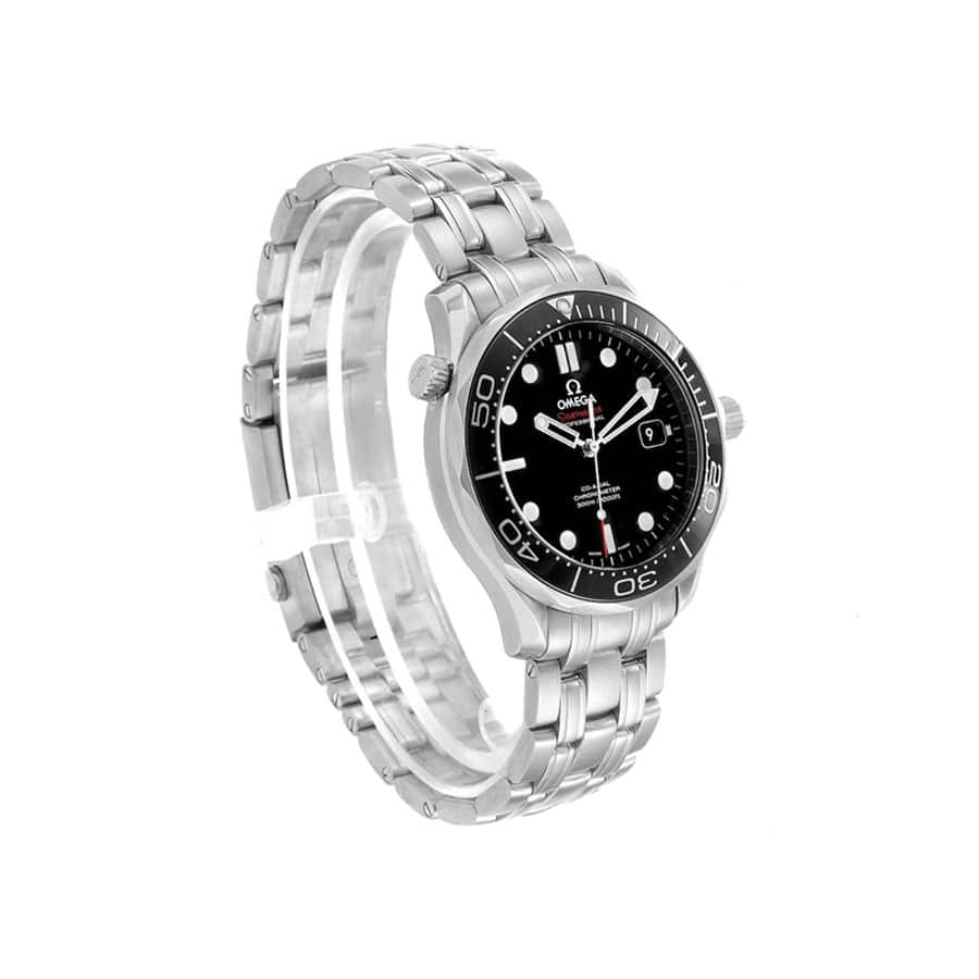 omega seamaster 300m steel 212 30 41 20 01 003 black dial replica1