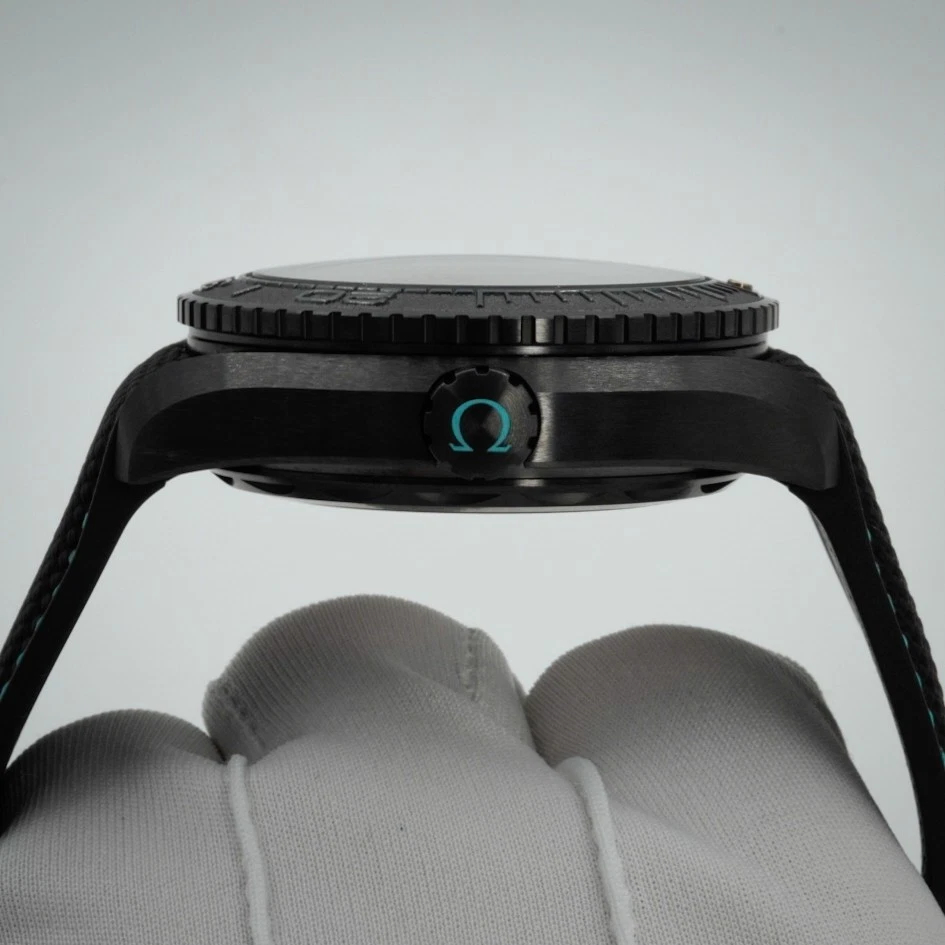 Omega Seamaster Planet Ocean Ref. 215.92.46.22.01.006 Super Clone Watch – Black Dial GMT Ceramic Bezel Replica