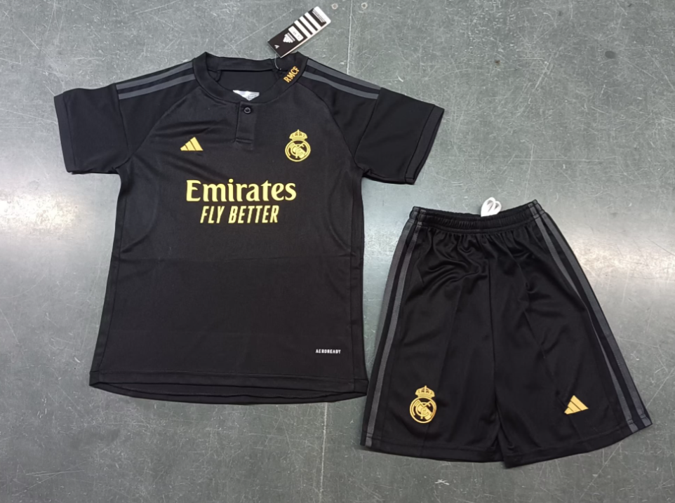 23/24 Real Madrid Third Football Shirt Kids Size Suit-mysite Custom Football Kit- Nextkits