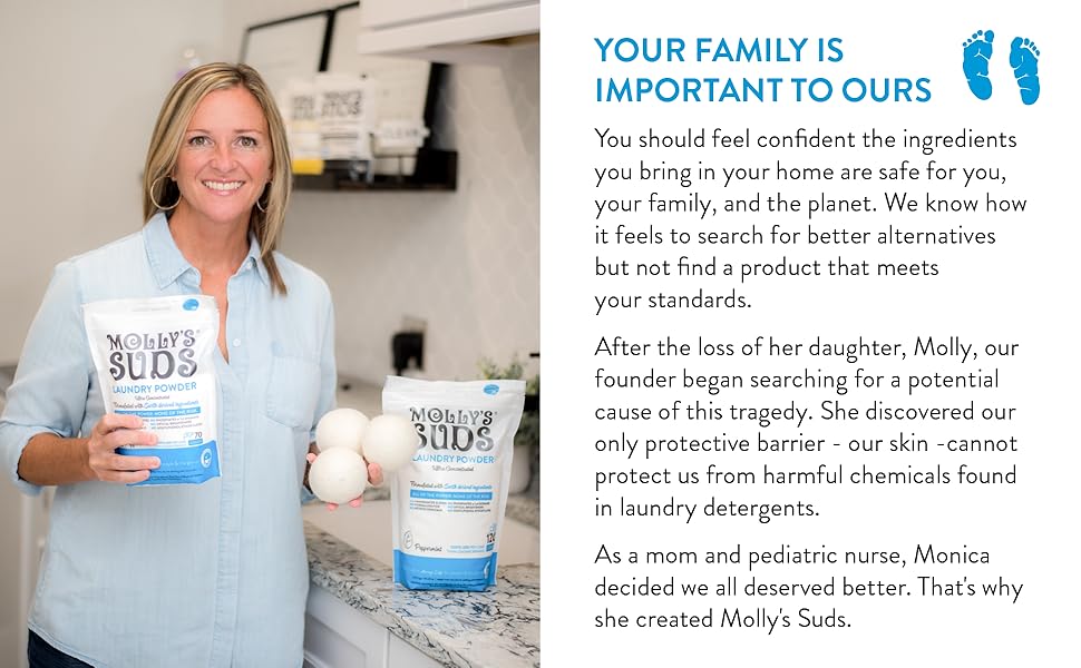 molly's suds, original, laundry powder, unscented, peppermint, ultra concentrated, naturally derived