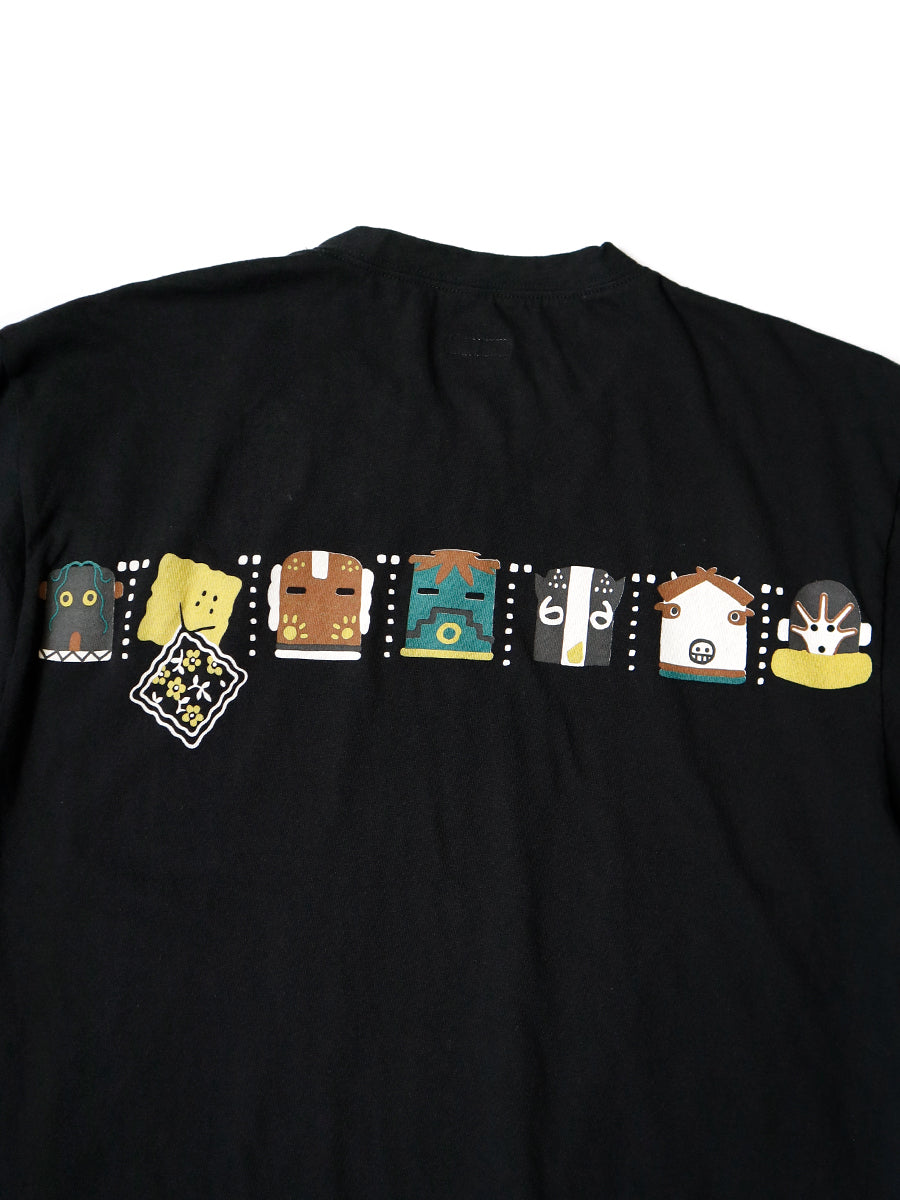 KAPITAL 20 / Jersey Crew Neck Tee ( PECKISH & KACHINA pt )  K2503SC059 