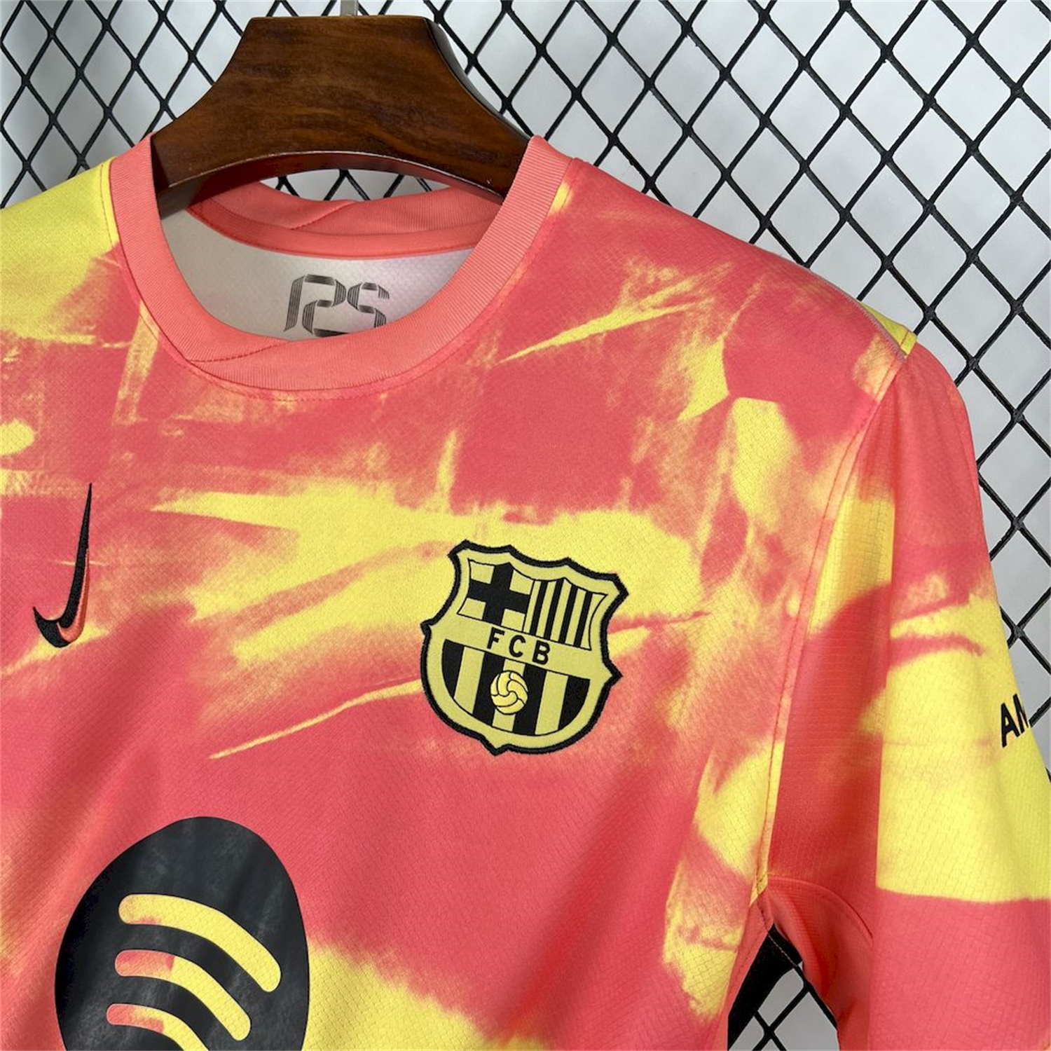 UltraTrikot-Barcelona 25-26 Yellow and Orange Camouflage Jersey - Fans Version