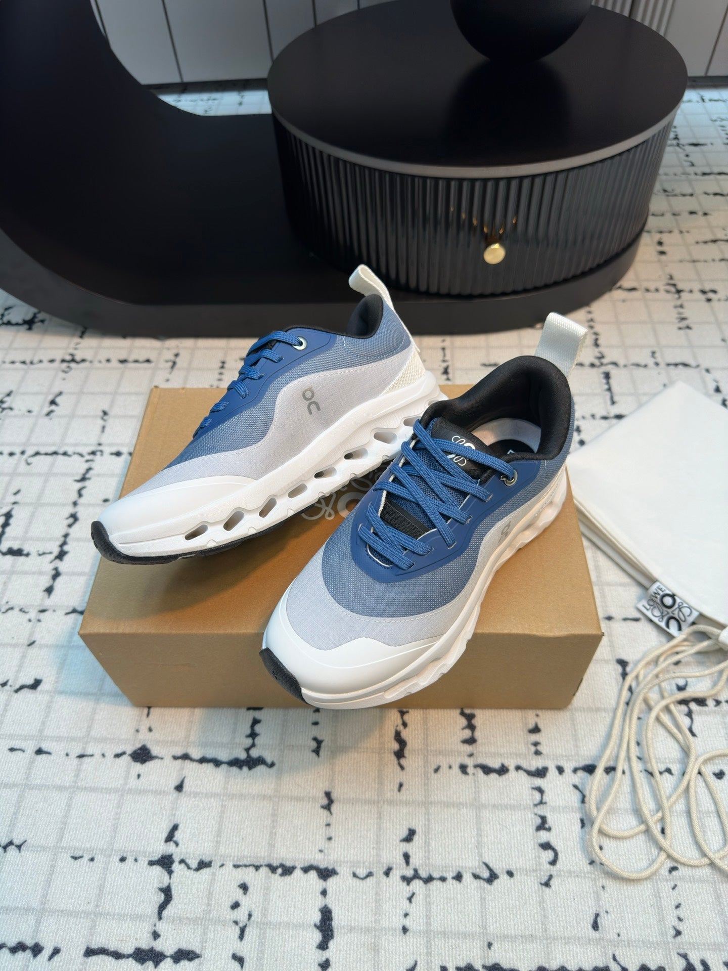 LW CLOUDTILT 2.0 SNEAKER WHITE AND BLUE POLYESTER、mysite、Cacoeks