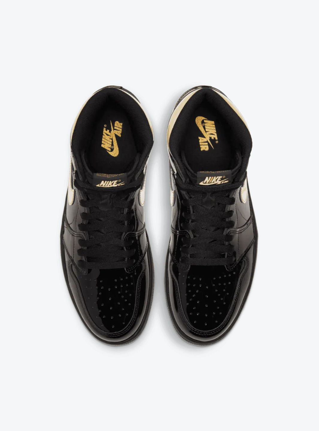 Air Jordan 1 Retro High Black Metallic Gold (2020)、JORDAN、Cacoeks