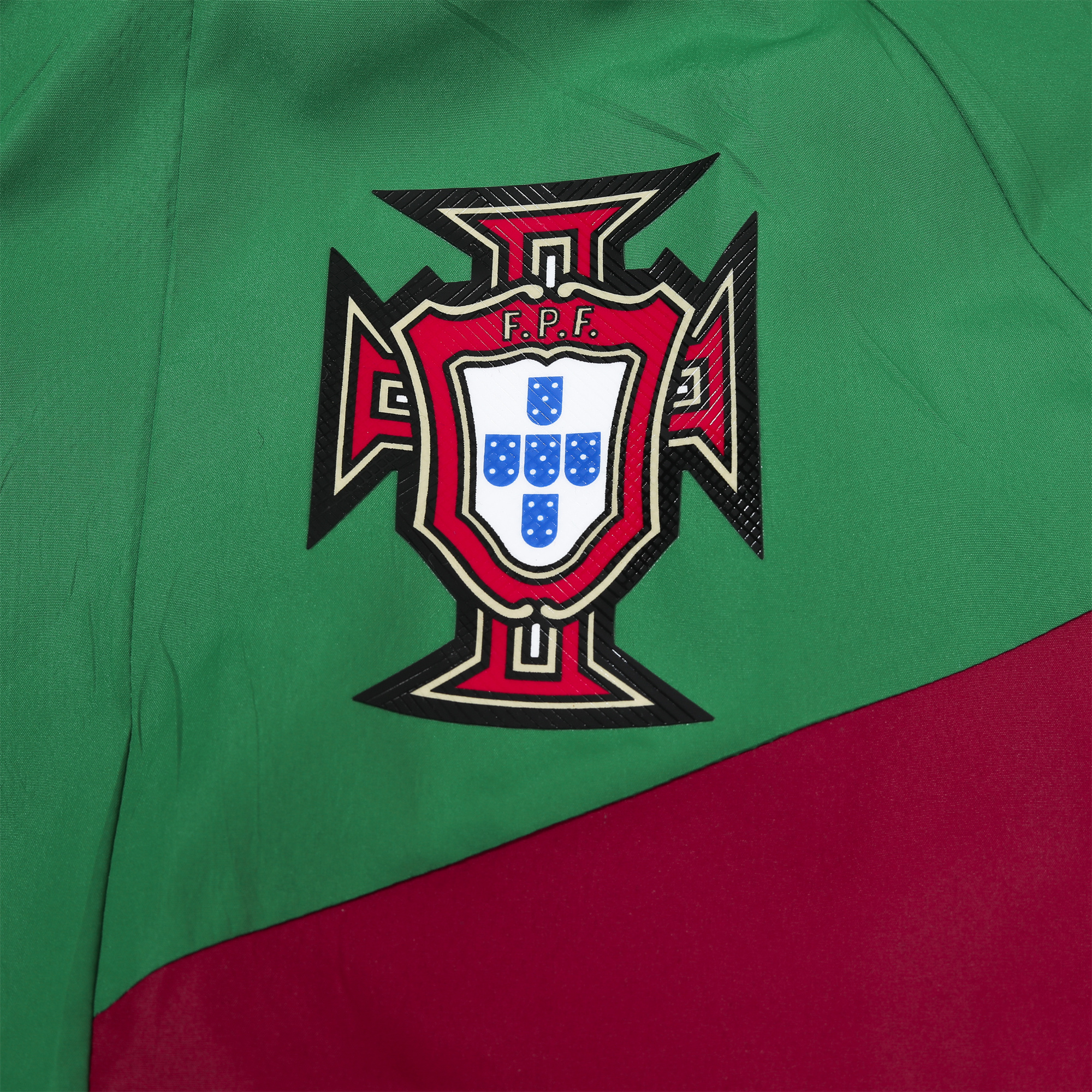 SIUjerseys-Portugal 2024 National Team Anthem Green Hooded Windbreaker - Player Version