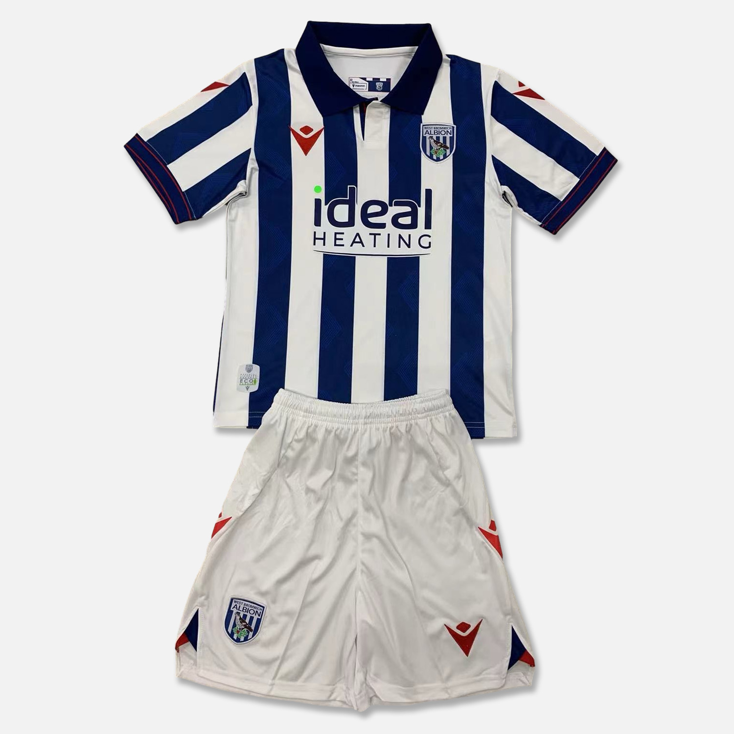 ManixJersey.com | West Bromwich 24-25 Home Kids Kit -Customize Name, Number and Patch | Worldwide Shipping