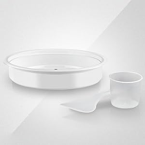 Steaming Basket, Measuring Cup and Spoon Included