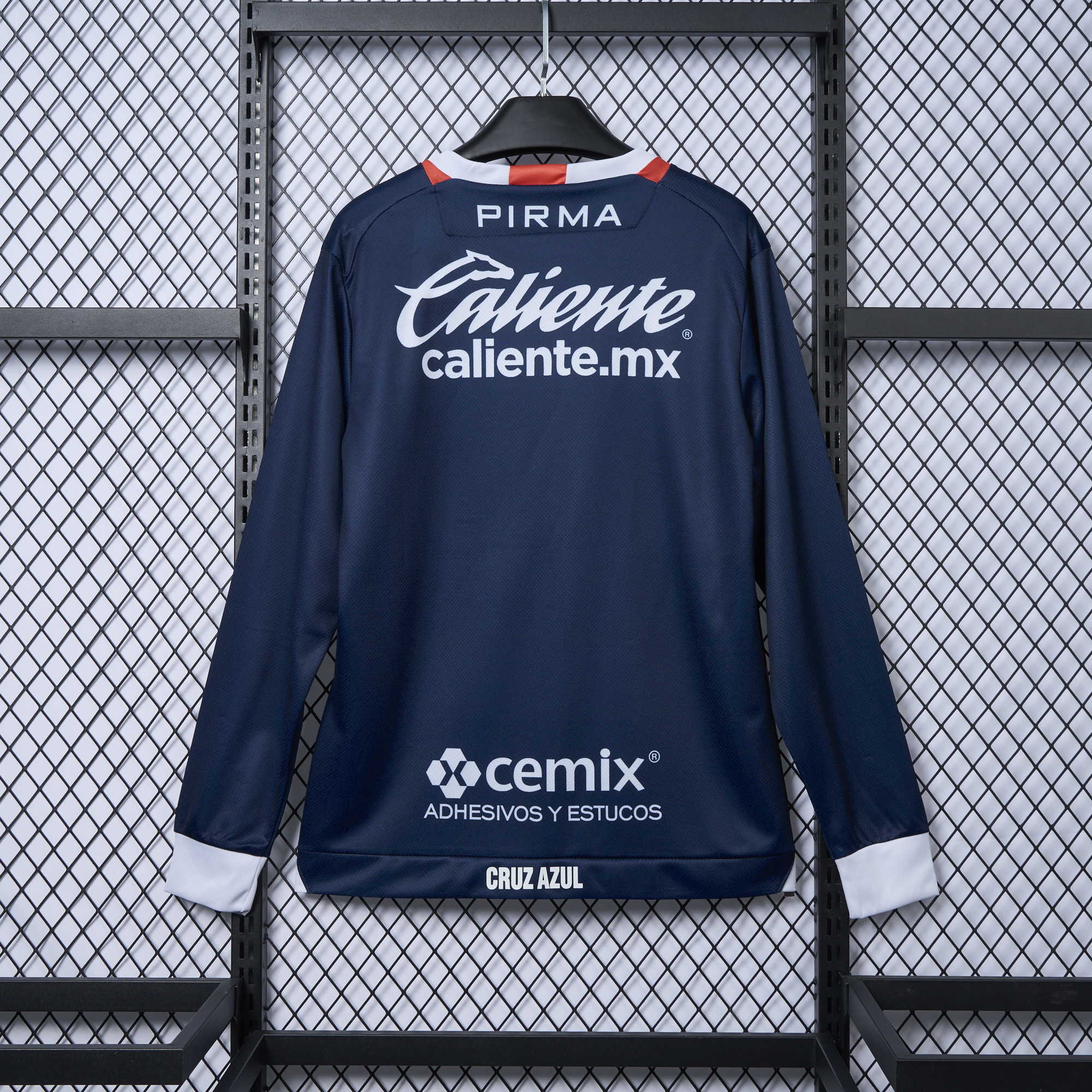 JerseysGala.com | Cruz Azul 24-25 Blue Goalkeeper Long Sleeve Jersey - Fans Version -Customize Name, Number and Patch | Worldwide Shipping