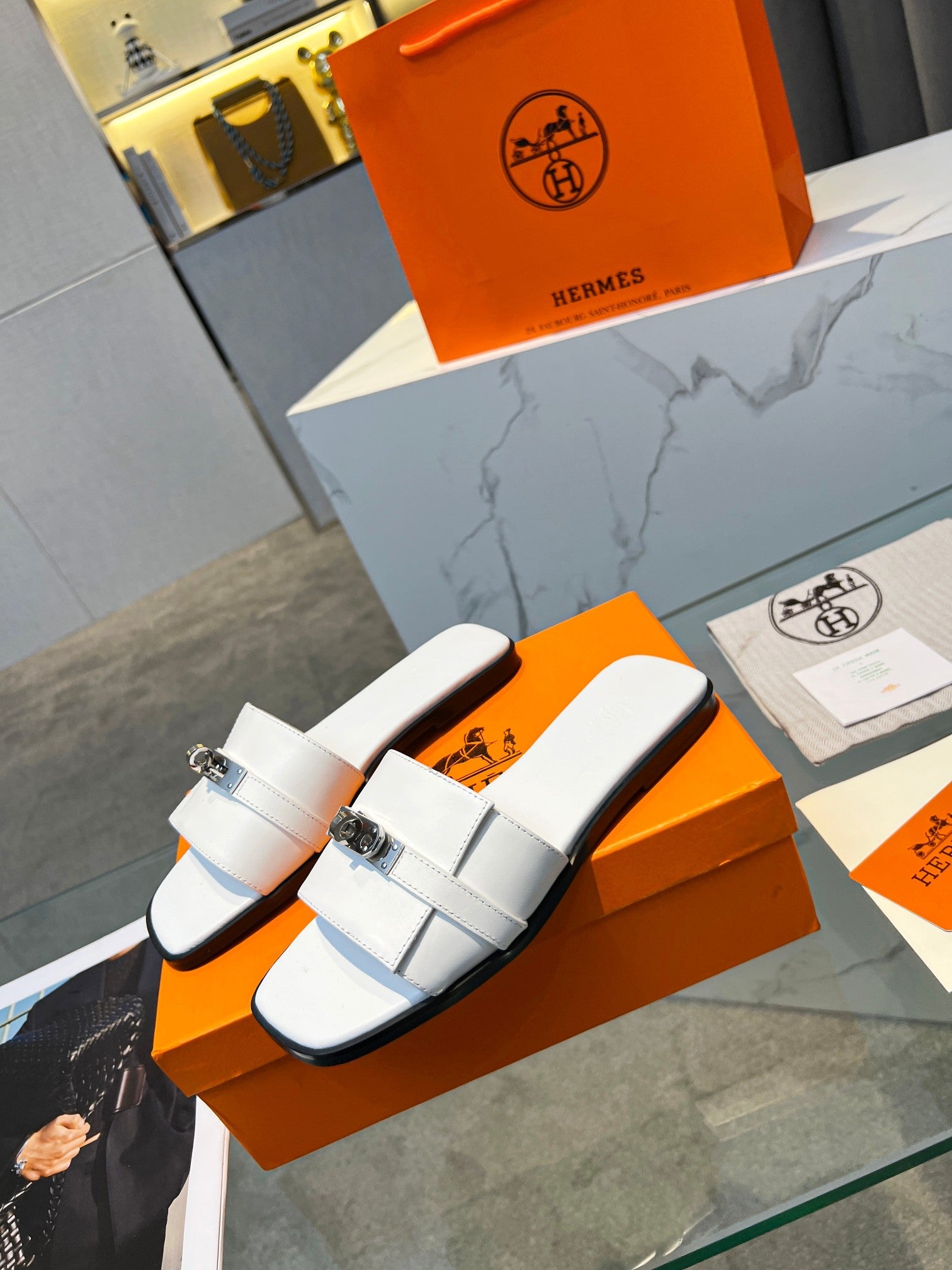 Giulia Sandal White Calfskin、mysite、Cacoeks
