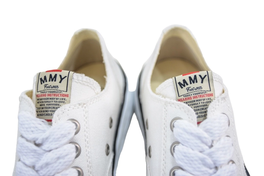 Maison Mihara Yasuhiro Peterson23 OG Sole Canvas Low-top Sneaker Black White、mysite、Cacoeks
