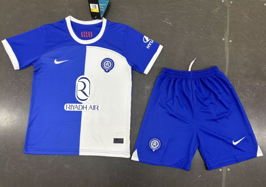 23/24 Atletico Madrid Away Football Jersey Kids Size Suit-mysite Custom Football Kit- Nextkits