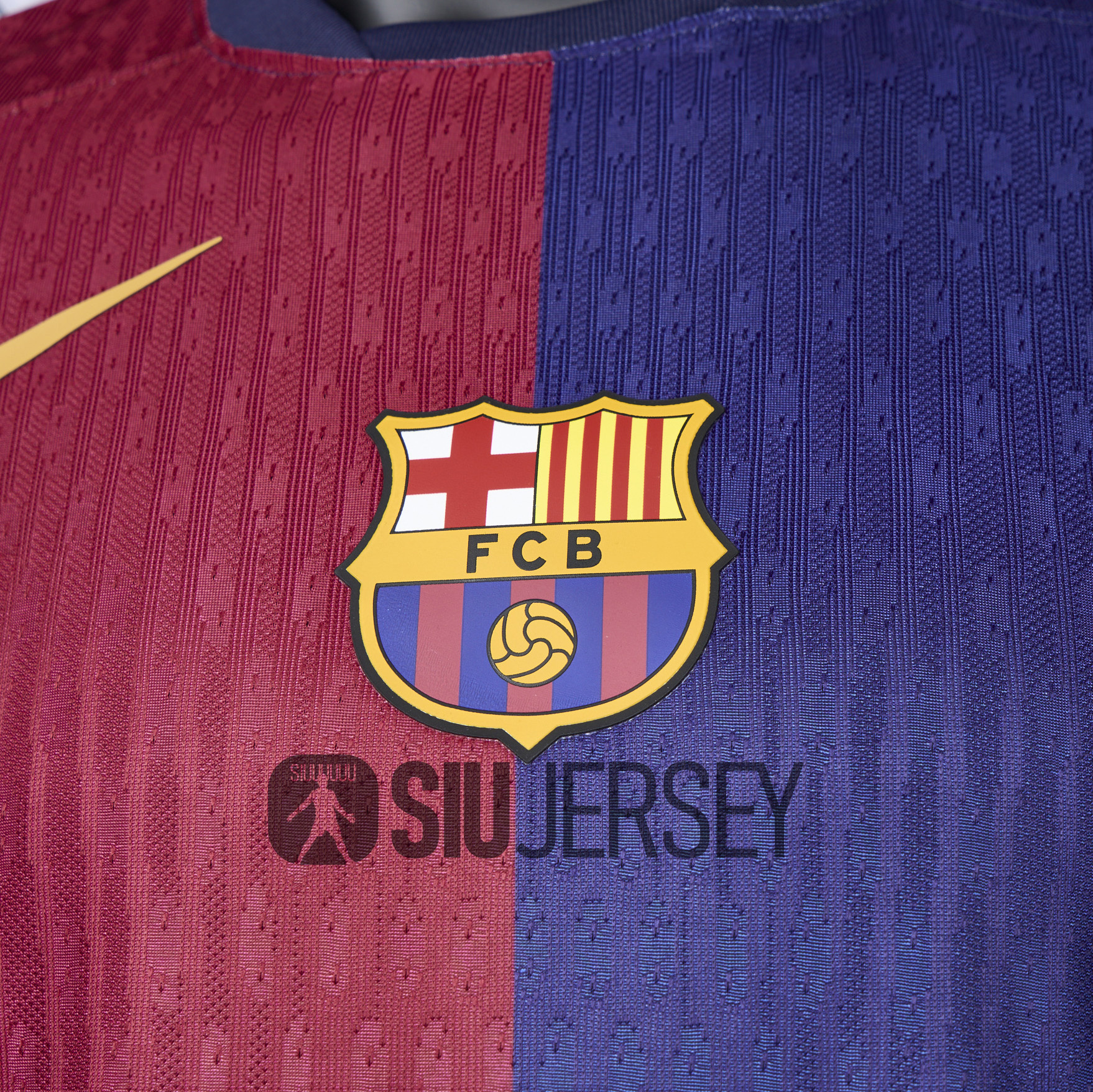 SIUjerseys-Barcelona 24-25 Home Unsponsored Jersey - Player Version
