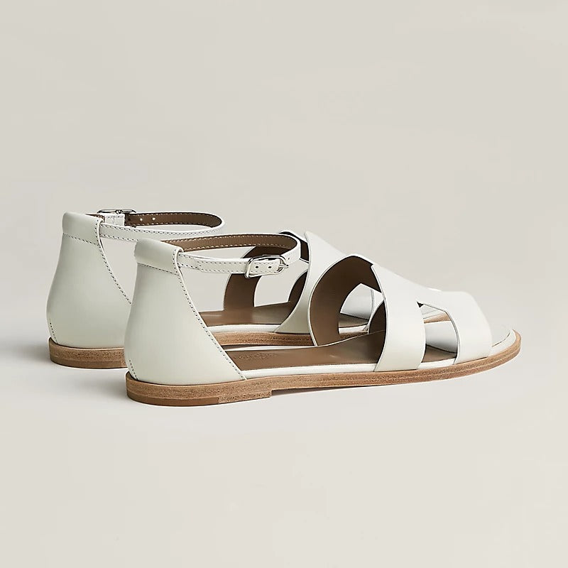 SANTORINI SANDAL WHITE CALFSKIN、mysite、Cacoeks