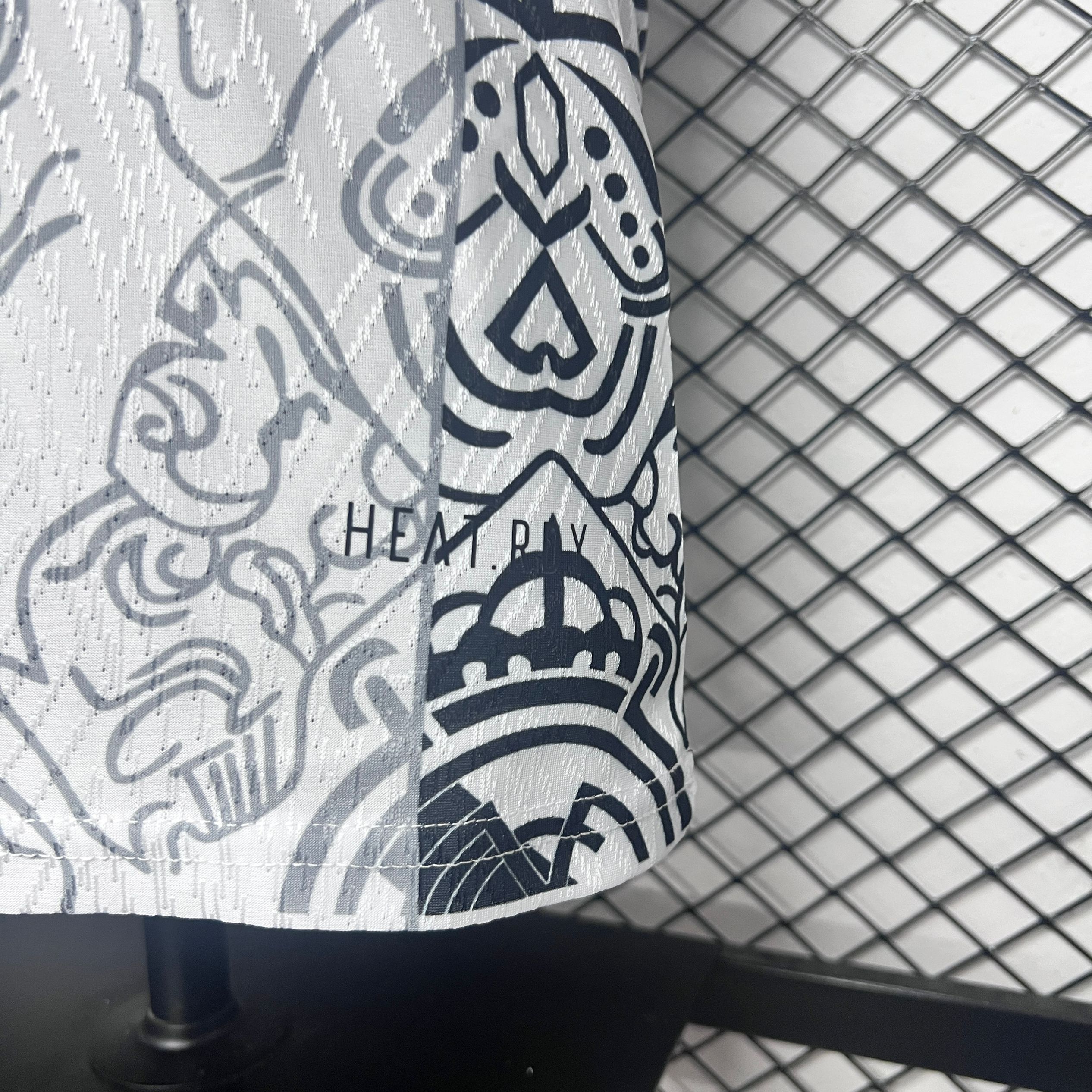 ManixJersey.com | Real Madrid 24-25 White Line Pattern Special Edtion Jersey - Player Version -Customize Name, Number and Patch | Worldwide Shipping