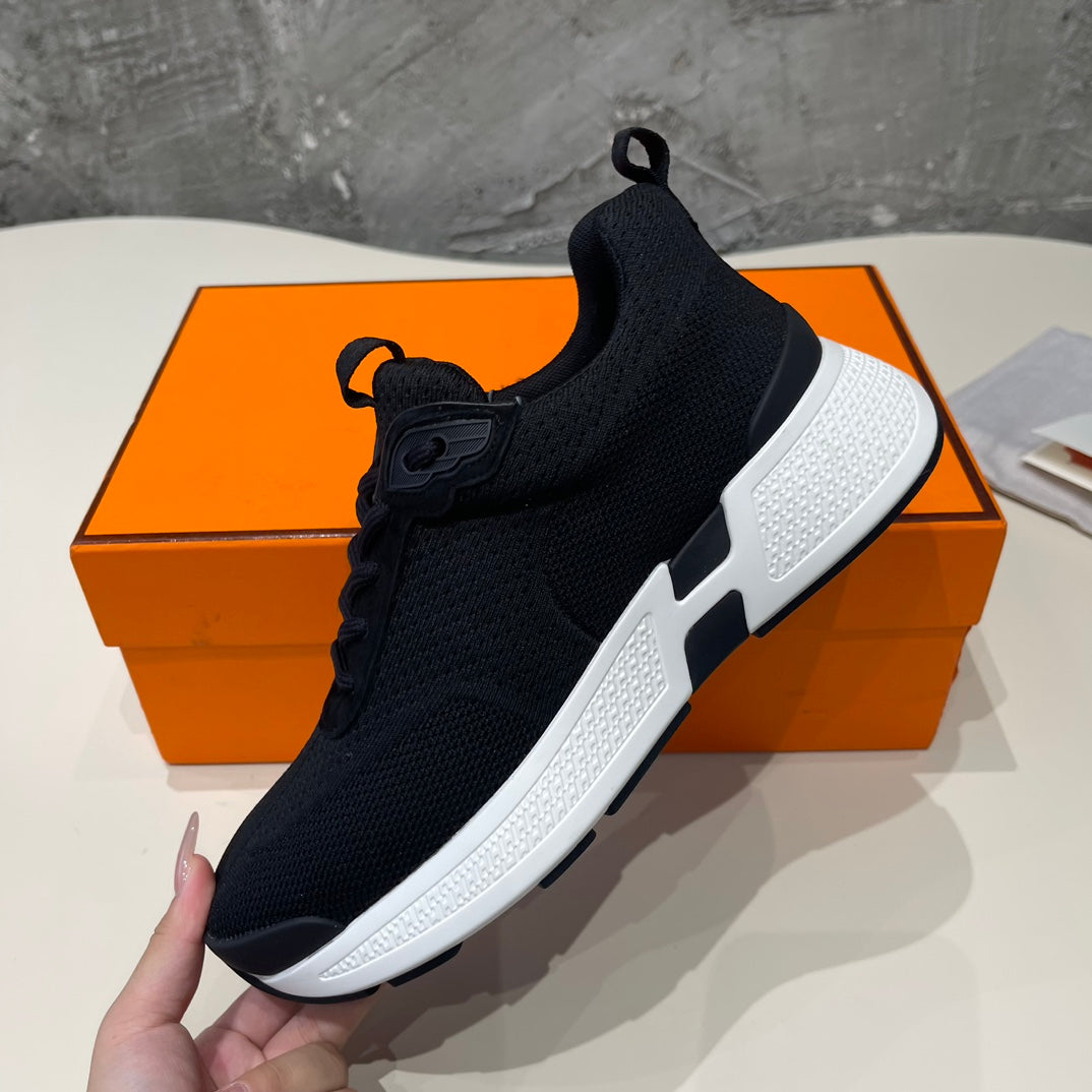 HEROS SNEAKERS BLACK GOATSKIN、mysite、Cacoeks