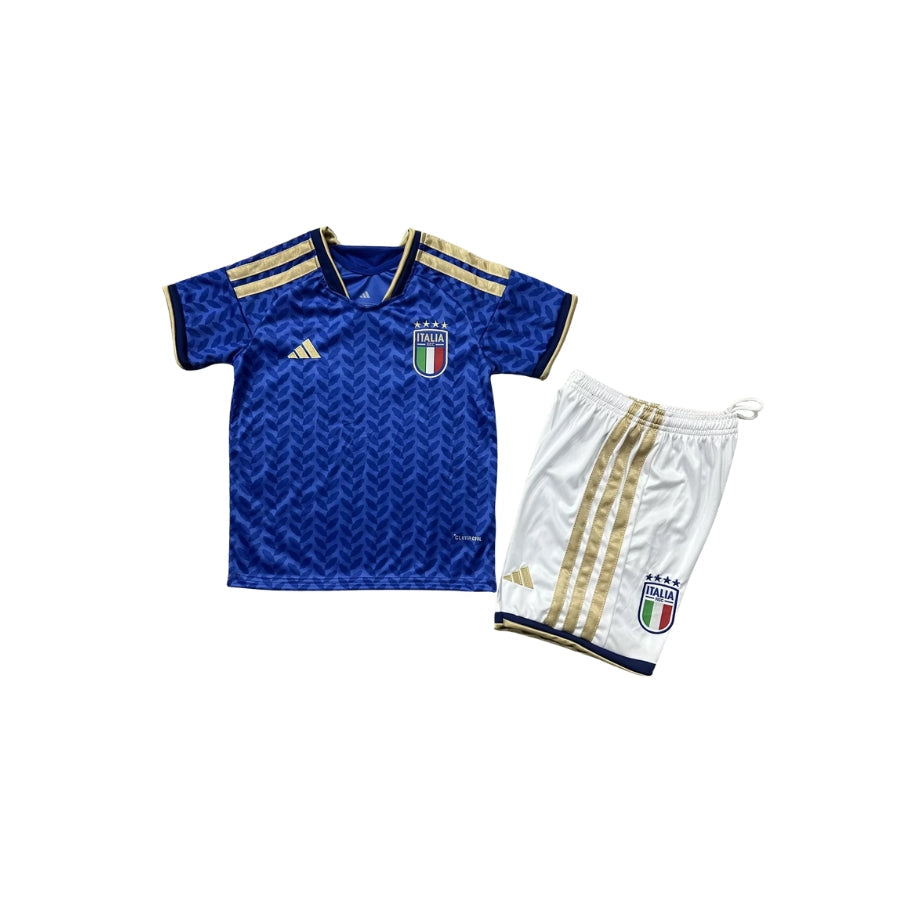Kids Kit Italy Home Fan Jersey Shirt 2026 World Cup-mysite Custom Football Kit- Nextkits